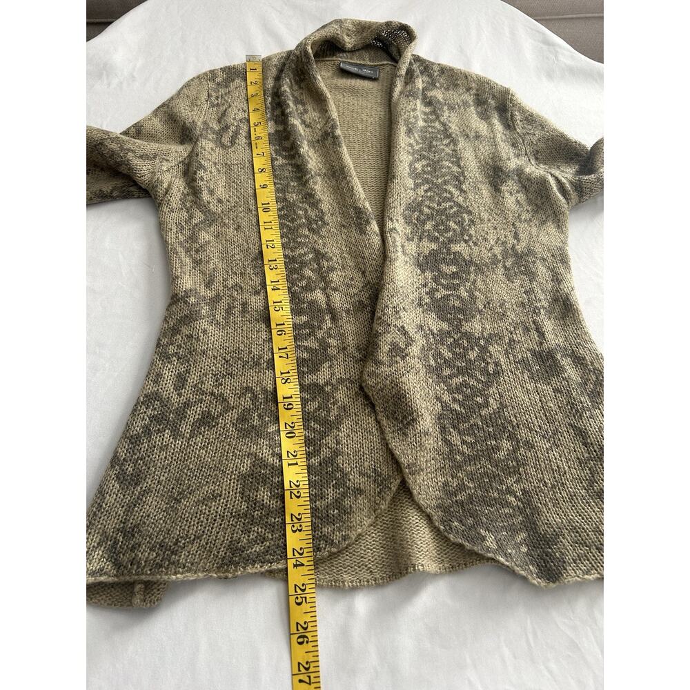 Wooden Ships Wool Blend Open Cardigan Womens Size X/S Tan Soft Comfort Boho - Picture 7 of 8